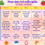 MẪU GIÁO TUẦN 3 THÁNG 5